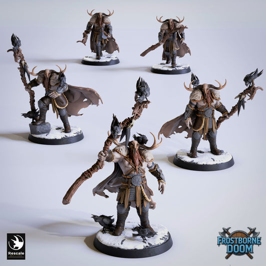 Vargir Mages – Frostborne Doom Miniatures