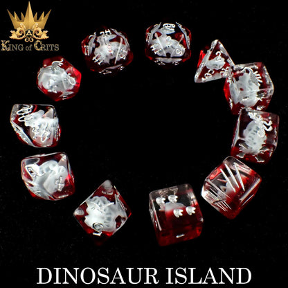 Dinosaur Island 11 Dice Set