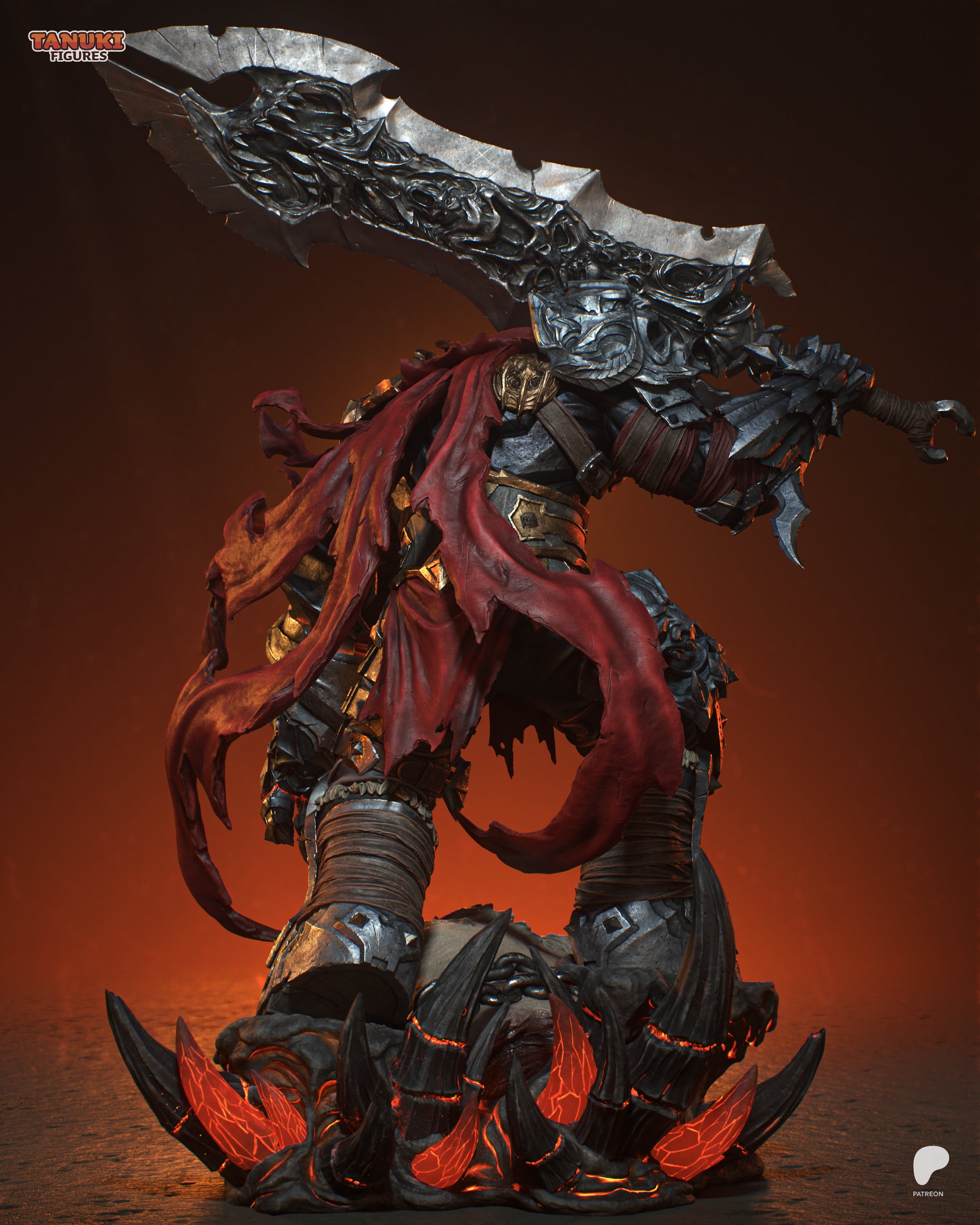 War - Darksiders - 1:6 Scale & Bust – Dungeon Master Minis
