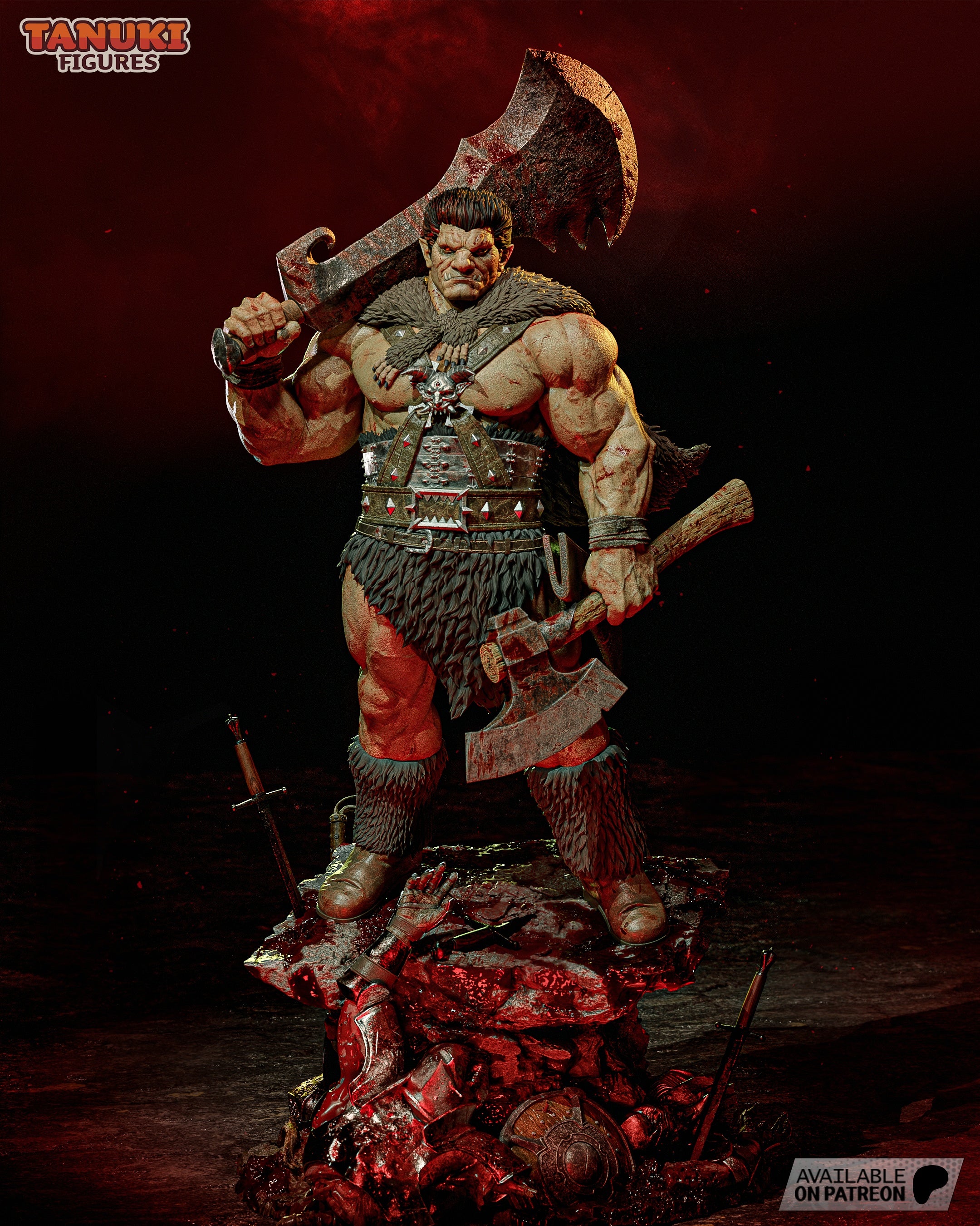 Zodd - Berserk - 1:6 Scale & Bust – Dungeon Master Minis