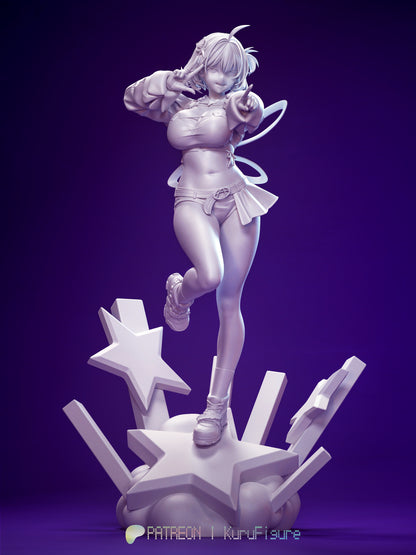 Anis Goddess of Victory Nikke 1-7 scale garage kit unpainted front view