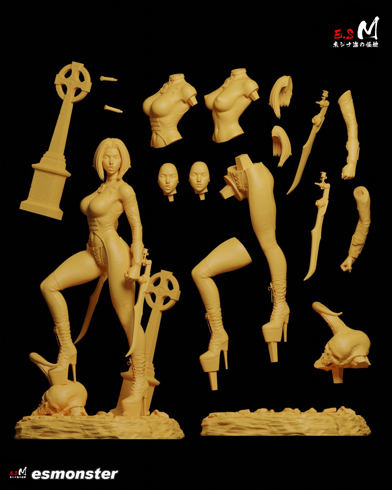 BloodRayne full parts display