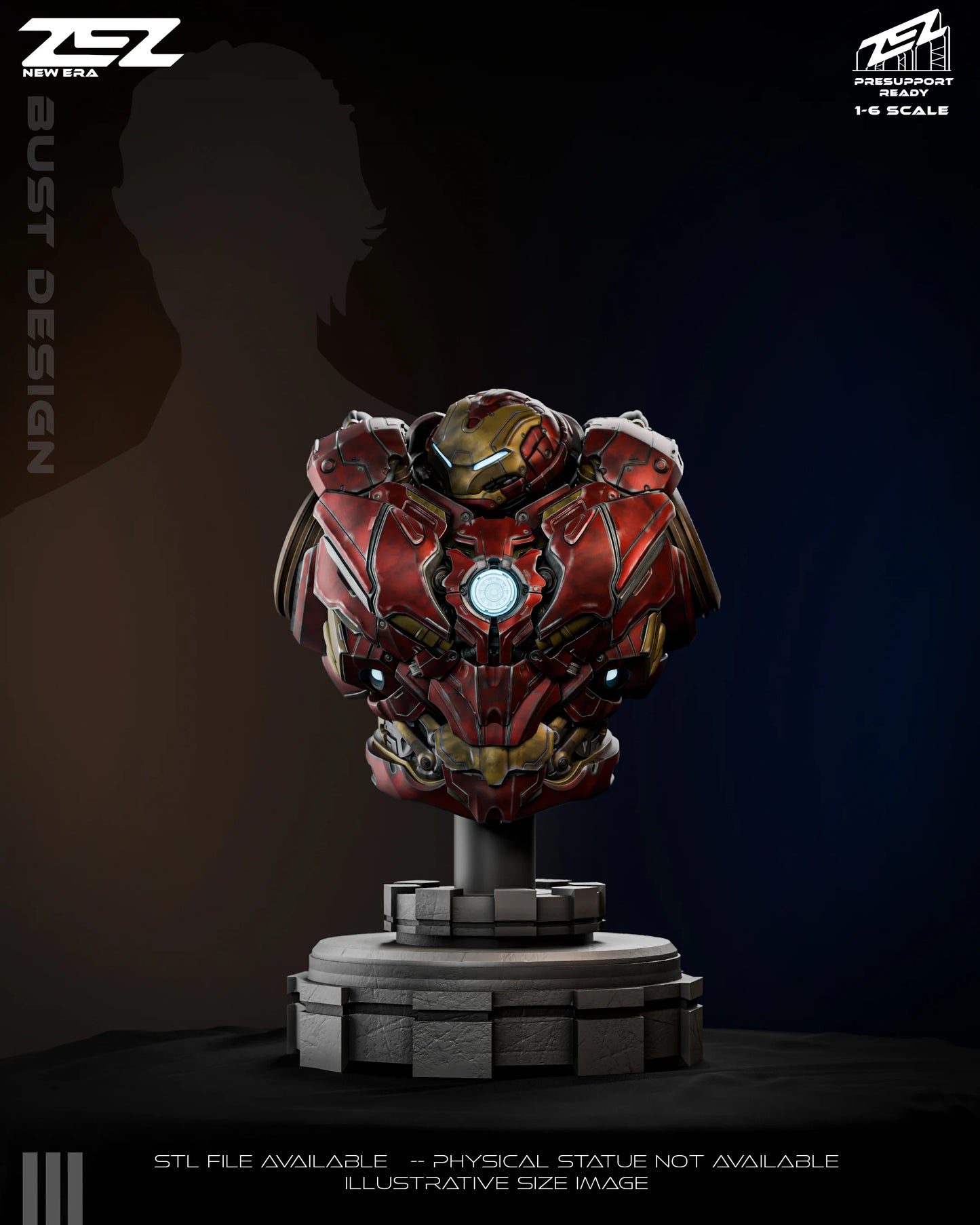 Hulkbuster - Marvel Comics - 1:6 Scale Figure & Bust