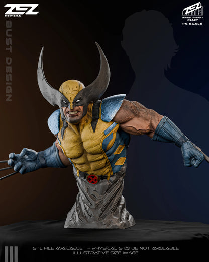Wolverine - Marvel Comics - 1:6 Scale & Bust