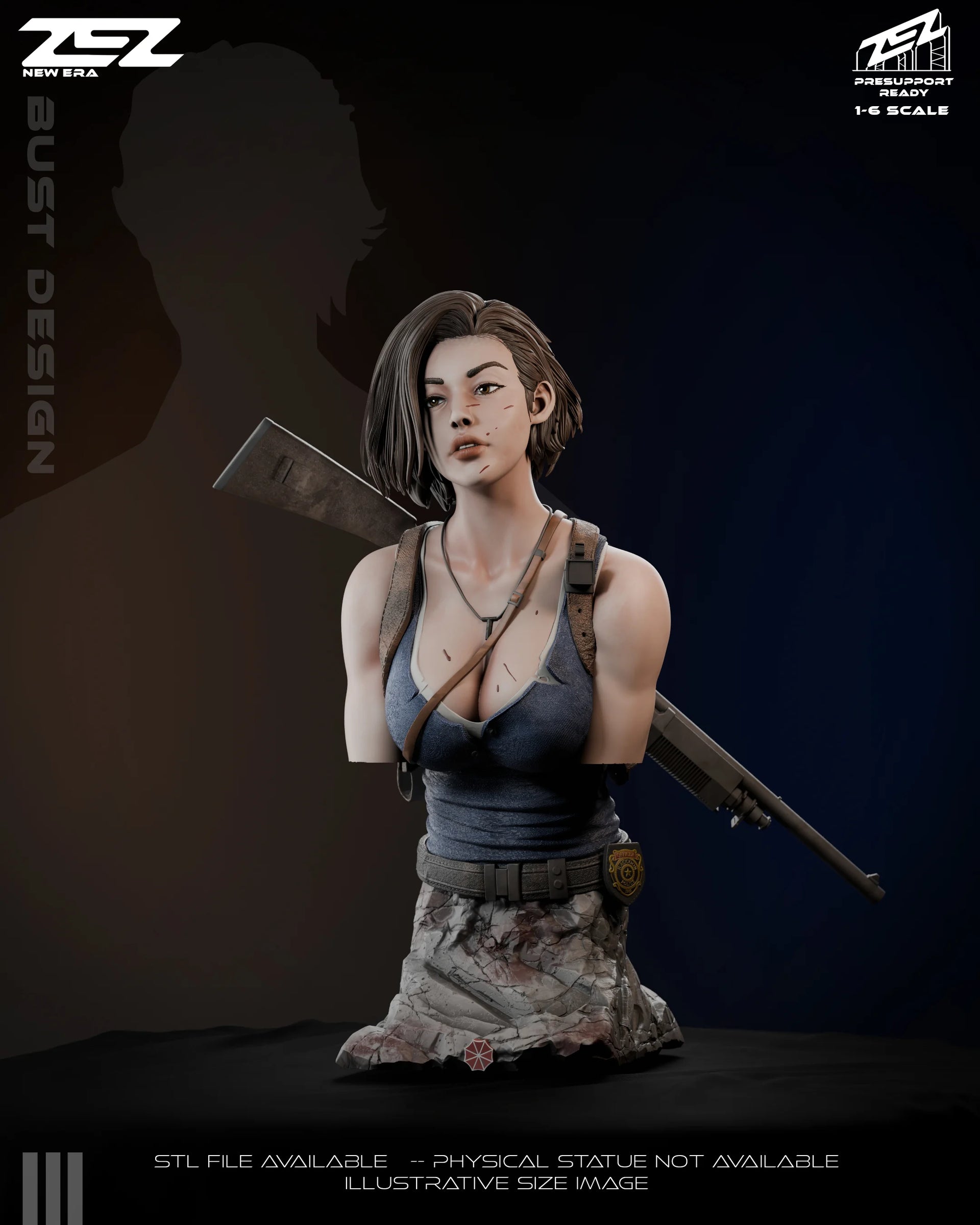 Jill Valentine - Resident Evil - 1:6 Scale Collectible Figure Jill Valentine - Resident Evil - 1:6 Scale Collectible Figure