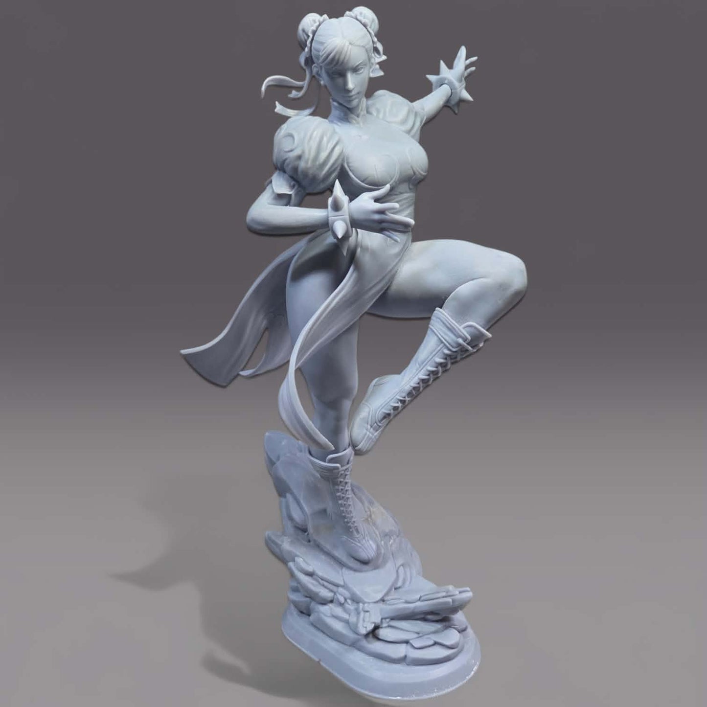 Chun-Li Pose 1 - Street Fighter (SFW/NSFW 18+ Only) - 1:6 Scale Figure