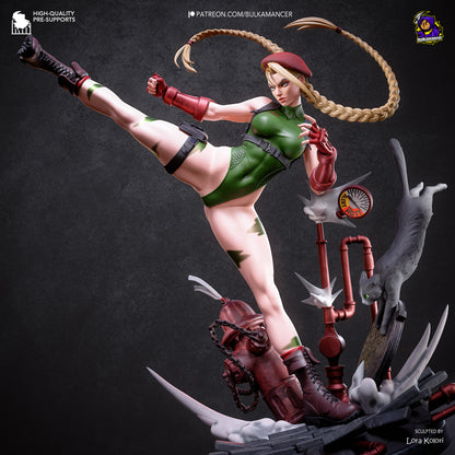 Cammy from Street Fighter 1-8 scale figure painted front view