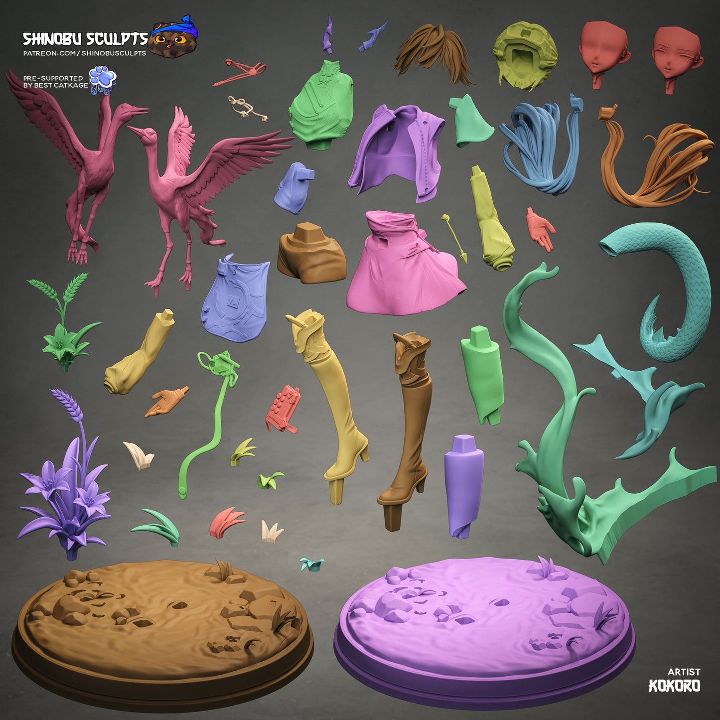 Chen Qianyu Arknights Endfield 1:8 scale figure dimensions size reference garage kit