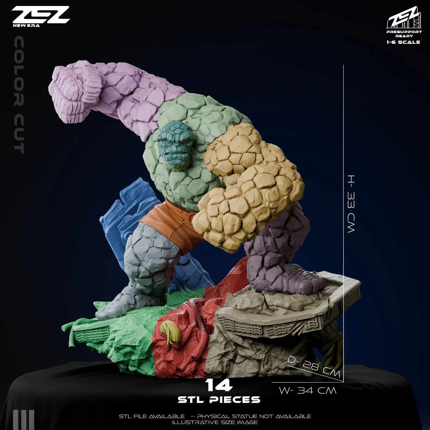 The Thing - Marvel Comics - 1:6 Scale Figure & Bust