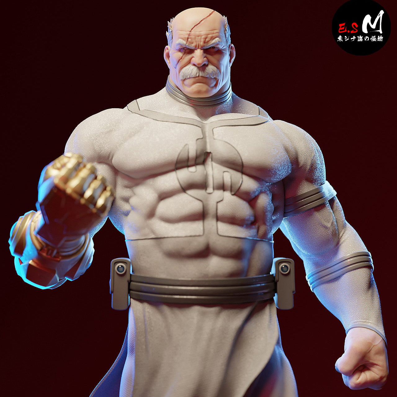 Conquest Invincible 1:6 scale figure base detail, cracked battlefield terrain, comic villain statue base, Skybound Comics display collectible
