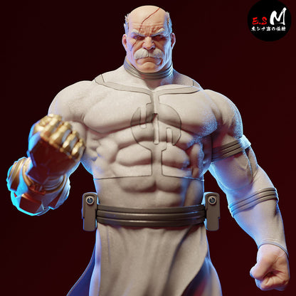 Conquest Invincible 1:6 scale figure base detail, cracked battlefield terrain, comic villain statue base, Skybound Comics display collectible