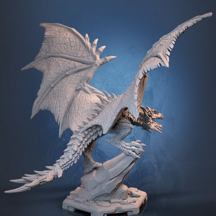 Dark Drak Wyvern - Dungeon Master Minis