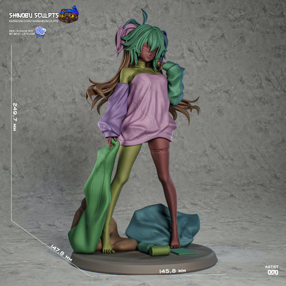 Florence Girls’ Frontline 2 Exilium 1:8 scale collectible figure dimensions height width depth reference image