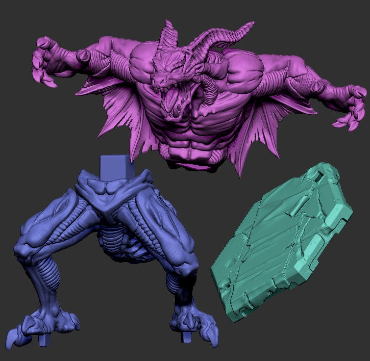 Dracul Demon – Castlevania Inspired Monster – Miniature