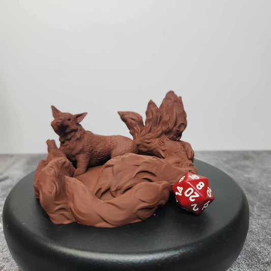 Kitsune Dice Rolling Tray