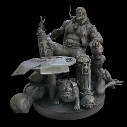 Lobo  - DC Comics  - 1:8 Scale Figure & Bust