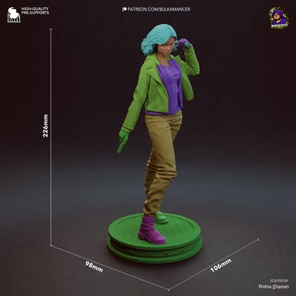 Grace Ashcroft Resident Evil 1:8 scale resin collector statue dynamic pose display collectible with dimensions height width depth reference