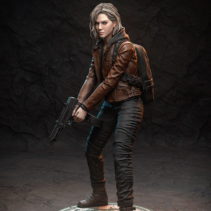 Grace Ashcroft Resident Evil 1:8 scale resin statue painted display leather jacket backpack tactical pose survival horror collectible