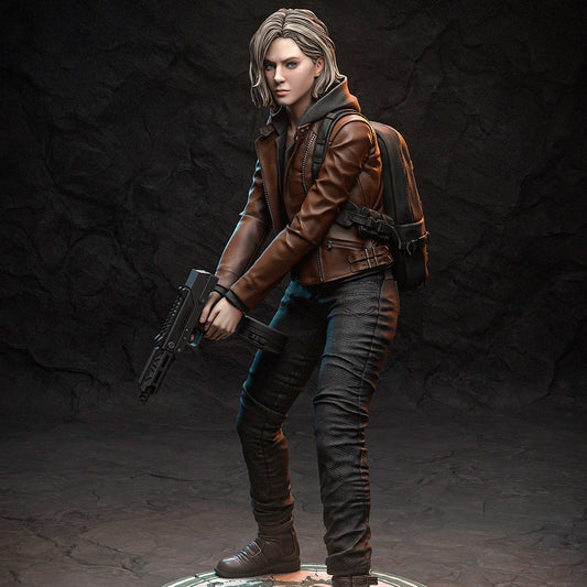 Grace Ashcroft Resident Evil 1:8 scale resin statue painted display leather jacket backpack tactical pose survival horror collectible
