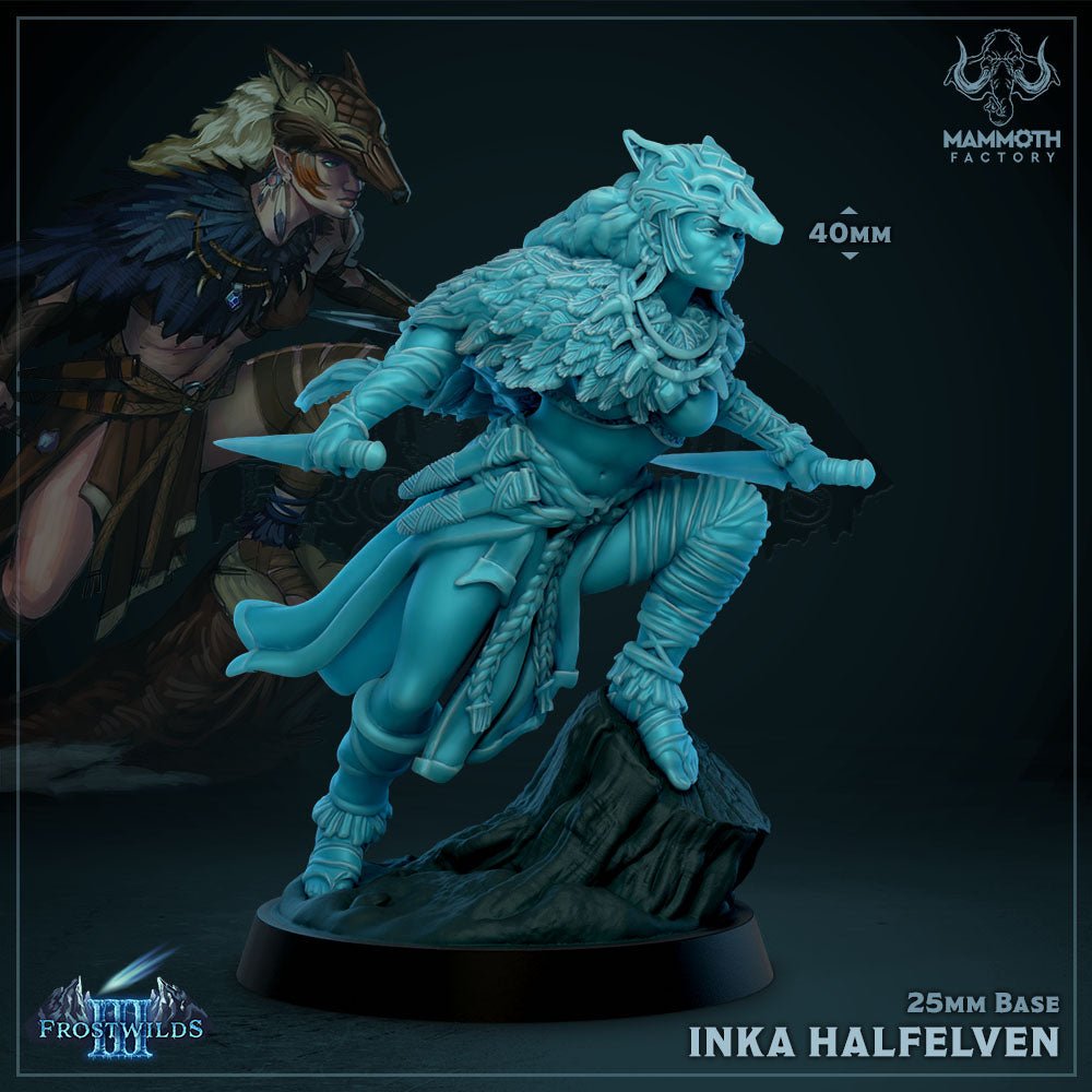 Inka Halfelven - Dungeon Master Minis