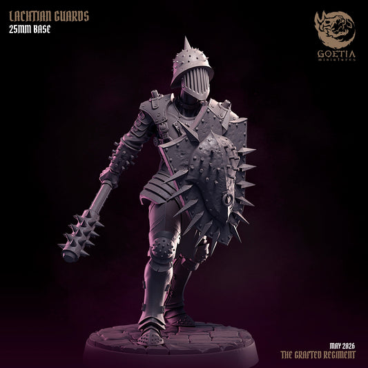 Lachtian Guards – Human Fighters – Resin Tabletop Miniatures