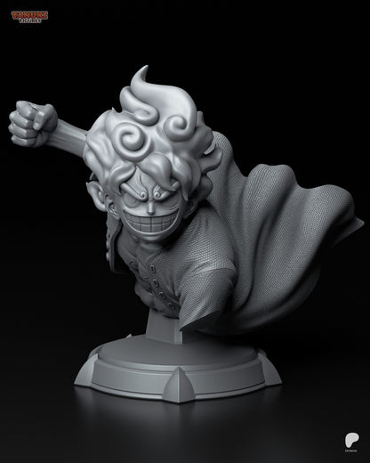 Monkey D Luffy Gear 5 bust One Piece 1:6 scale collectible Tanuki Figures