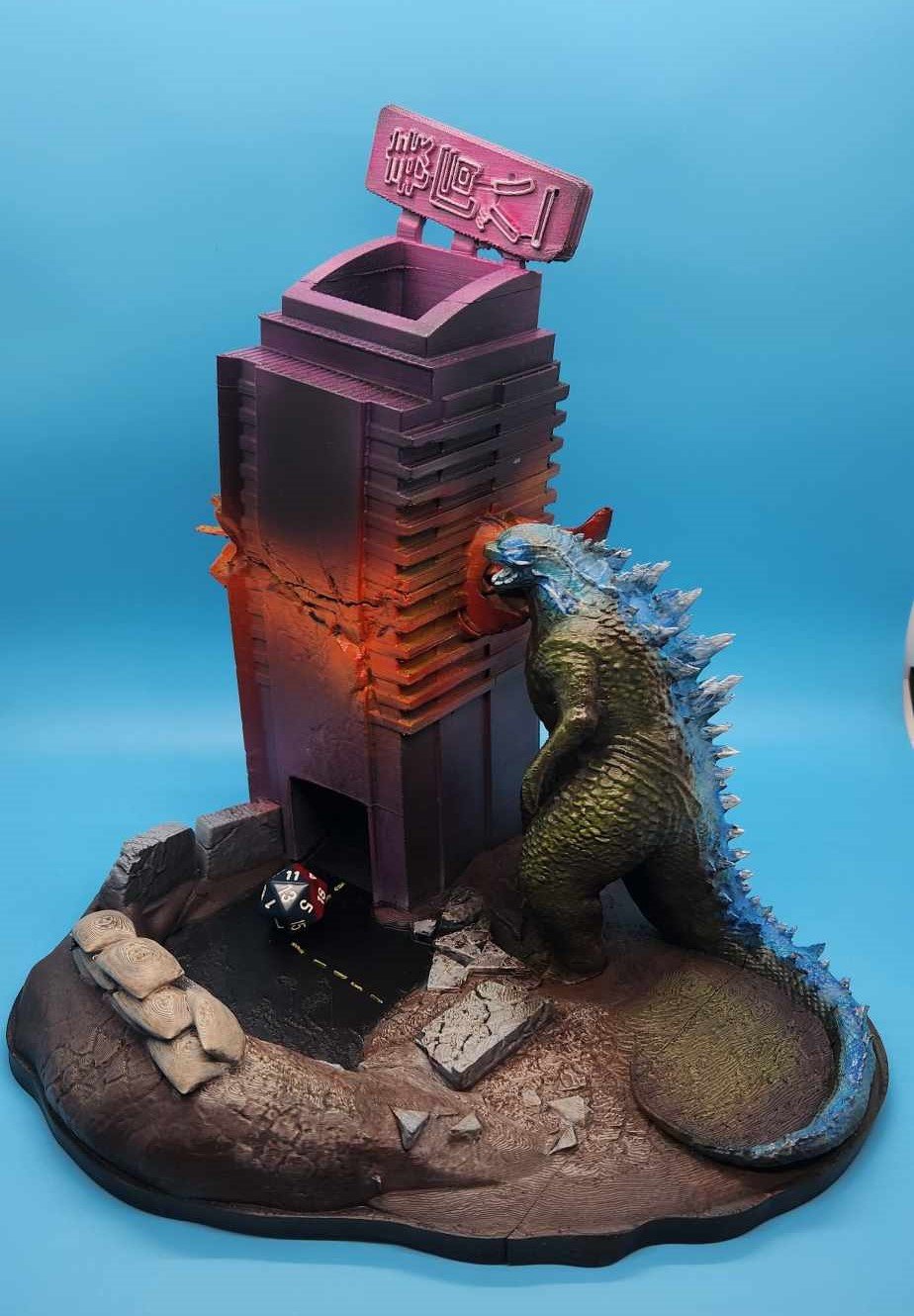 Madzilla Dice Tower - Dungeon Master Minis