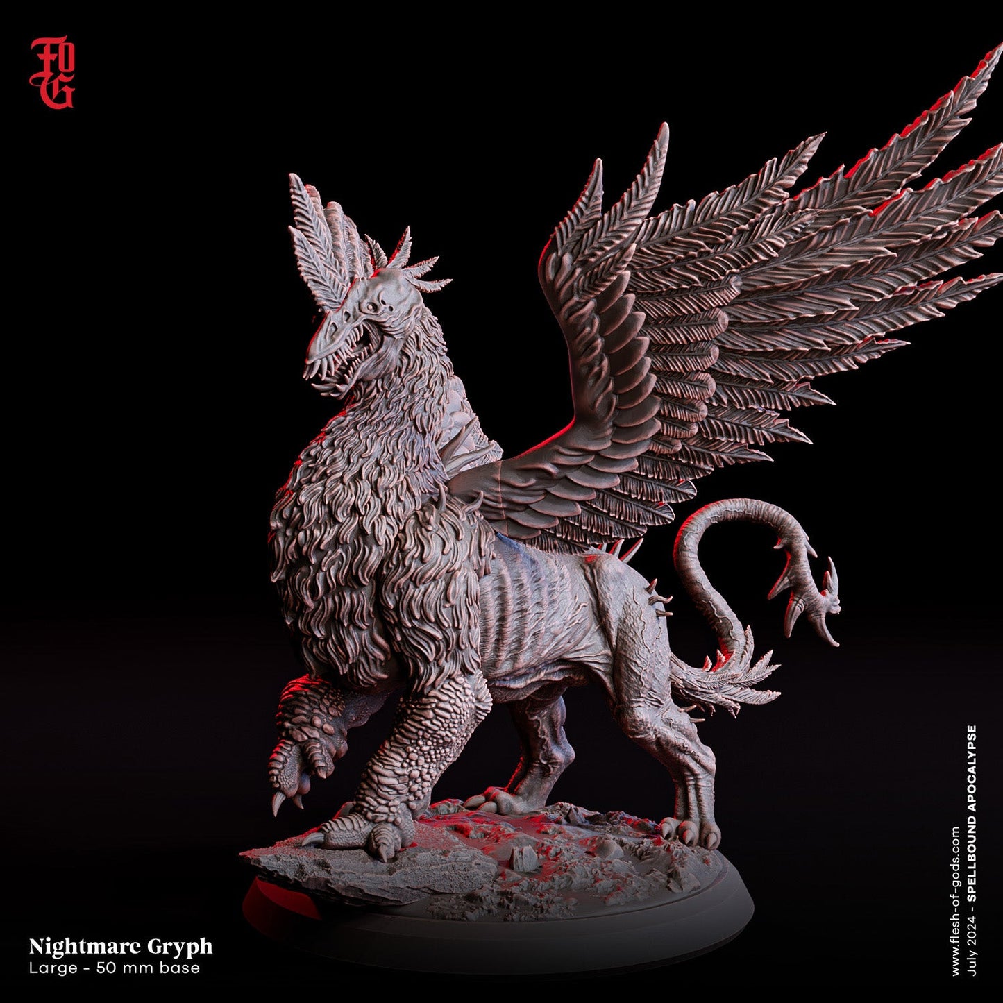 Nightmare Gryph - Dungeon Master Minis