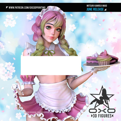 NSFW/SFW Mitsuri Maid OXO3D 18+ Only - Dungeon Master Minis