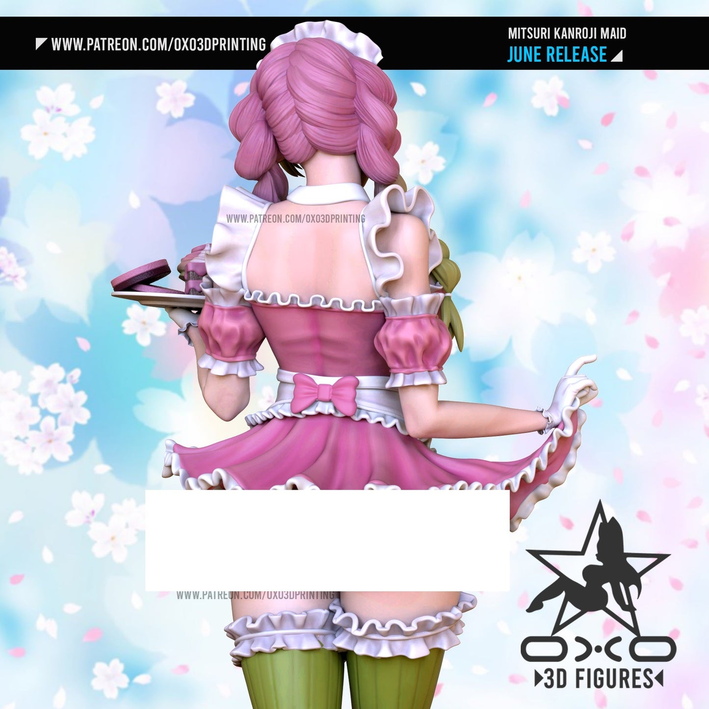 NSFW/SFW Mitsuri Maid OXO3D 18+ Only - Dungeon Master Minis