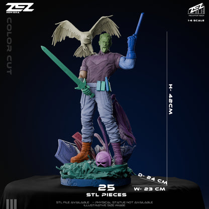 Peacemaker DC Comics 1-6 scale figure dimensions size reference