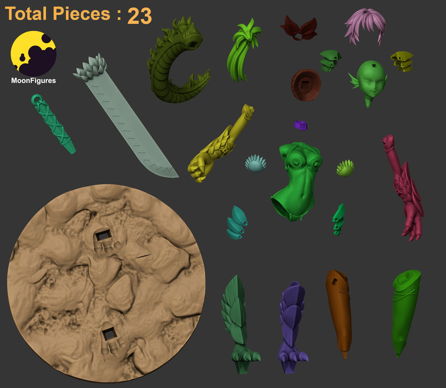 Salamander - Monster Girl Encyclopedia - 1:10 Scale Figure