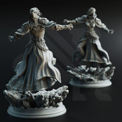 Psionic Mindweaver Seer - Violet - Dungeon Master Minis