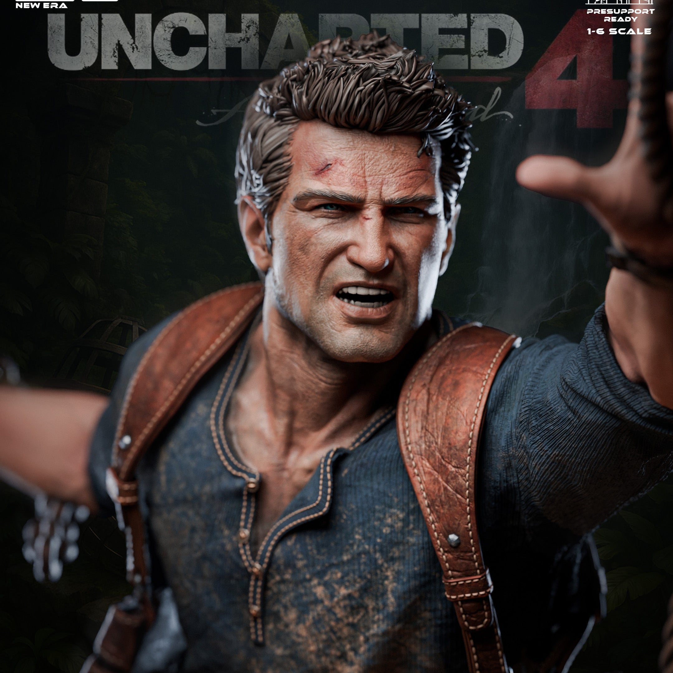 Nathan Drake - Uncharted - 1:6 Scale, Bust – Dungeon Master Minis