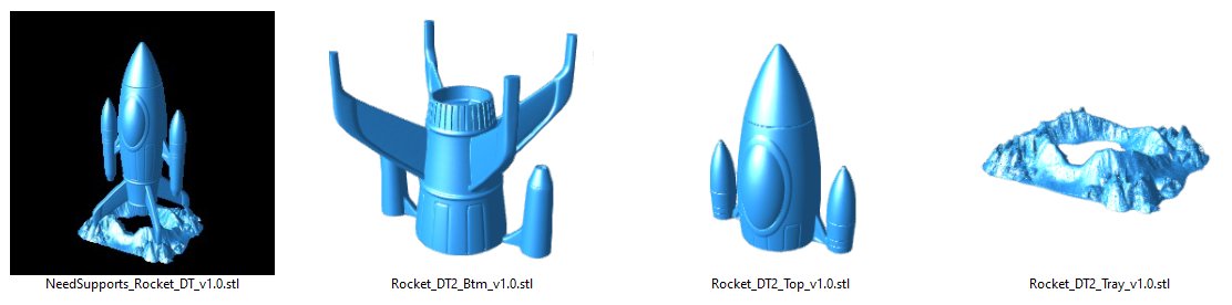 Retro Rocket - Dice Tower - Dungeon Master Minis