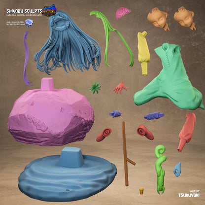 Richeh Witch Hat Atelier model kit parts layout anime garage kit collectible figure