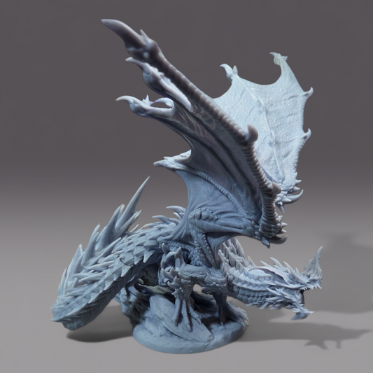 Elder Blue Dragon Miniature - Clash of the Primevals