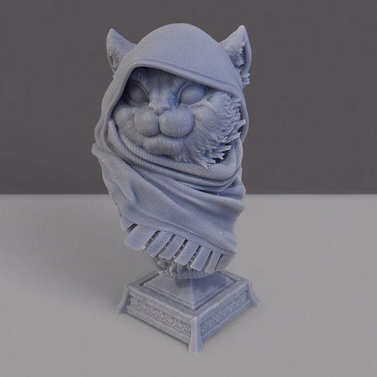Winter’s Paw – Feline Druid / Tabaxi Spellcaster – Miniature & Bust