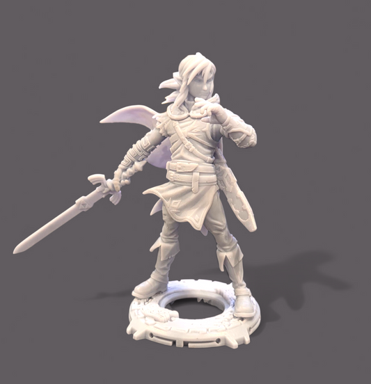 Silent Warrior - Link Inspired Miniature
