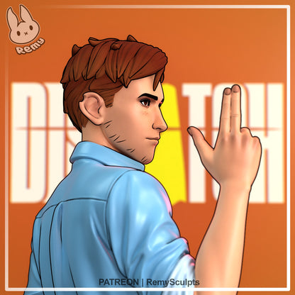 Robert Mecha Man Robertson 1:7 scale hero statue close up view