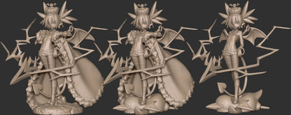 Supreme Etna Disgaea resin statue outfit options cape no cape variant display anime figure
