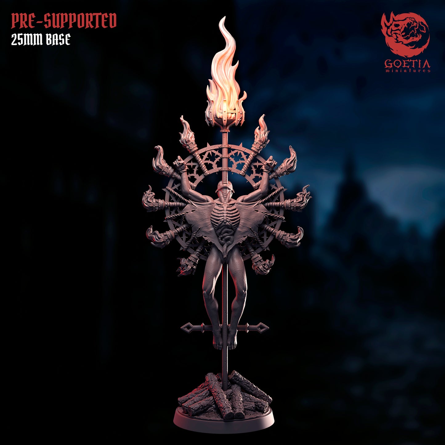 The Victim – Tortured Cult Effigy – Multi-Armed Ritual Horror – Miniature