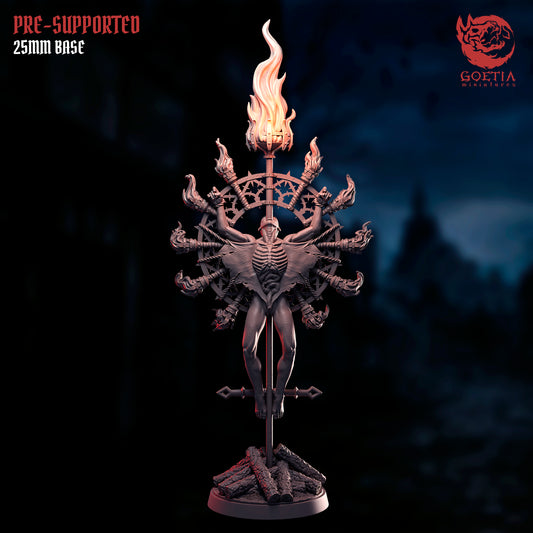 The Victim – Tortured Cult Effigy – Multi-Armed Ritual Horror – Miniature