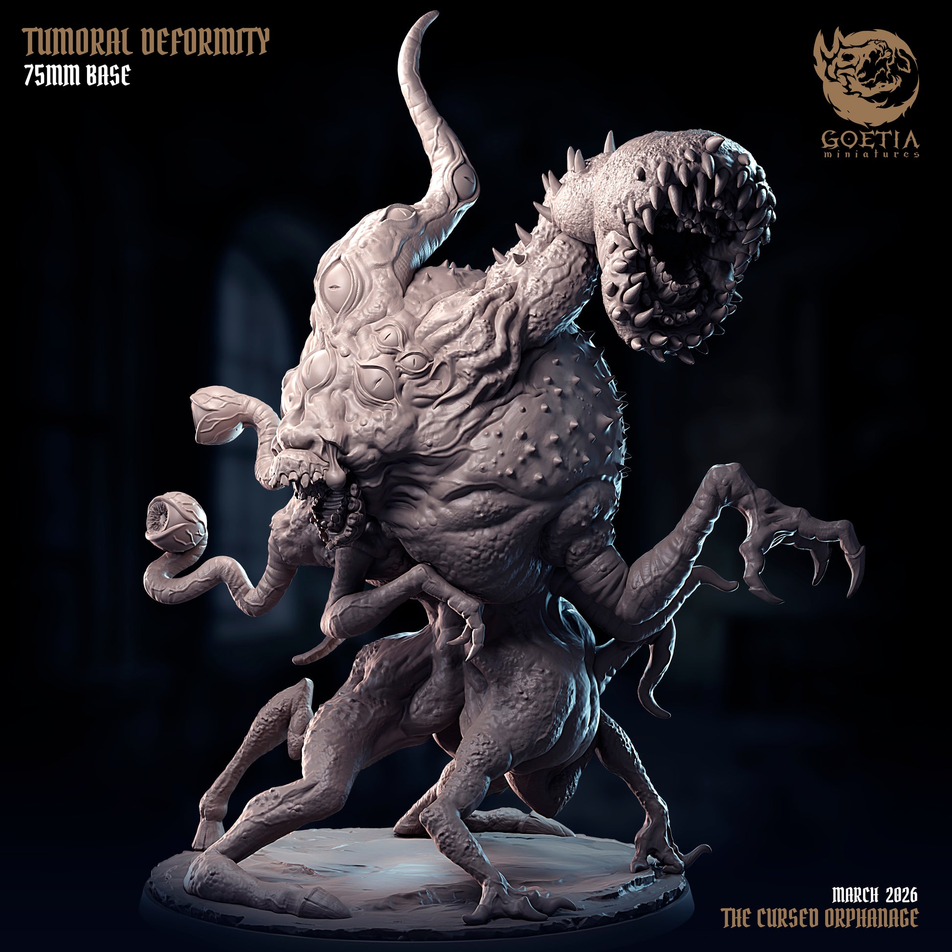 miniature monsters Tumoral Deformity – Aberration Horror – Resin Miniature