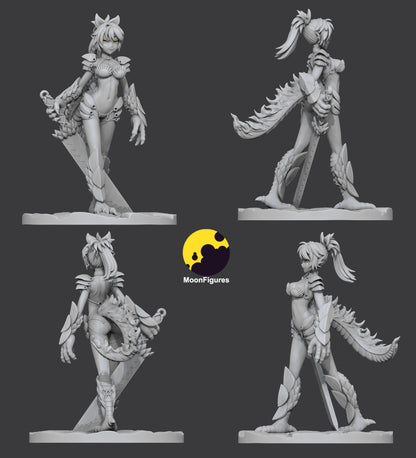 Salamander - Monster Girl Encyclopedia - 1:10 Scale Figure