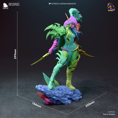 Valeera Sanguinar Warcraft figure dimensions and size reference