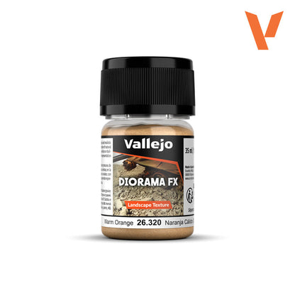 Vallejo Diorama FX: Landscape Texture - Warm Orange - 0.1-1mm