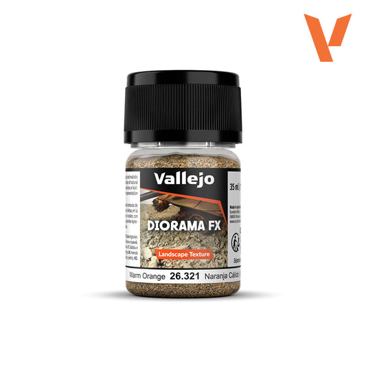 Vallejo Diorama FX: Landscape Texture - Warm Orange - 1-2mm