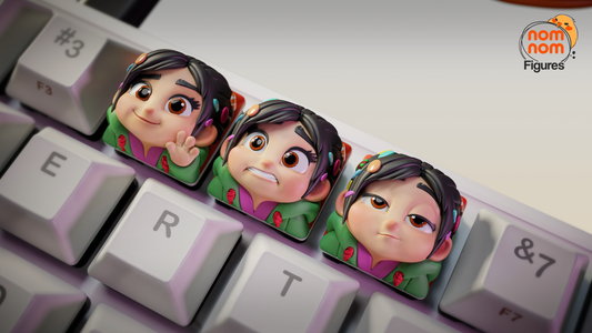 Vanellope Von Schweetz - Wreck-It Ralph - Keyboard Keycaps