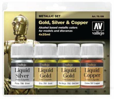 Model Color Set: Liquid Gold Set 4 (4) (35ml)